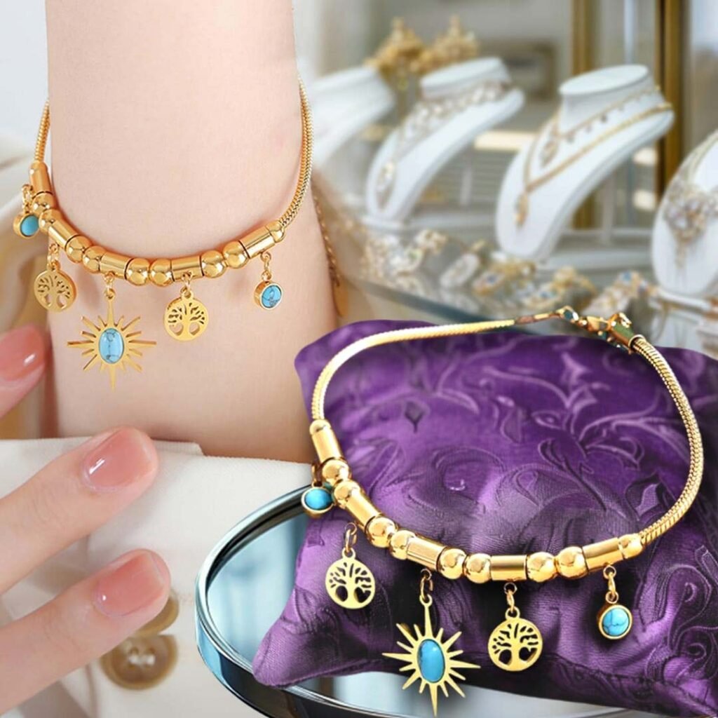 Cadena y pulsera árbol de vida