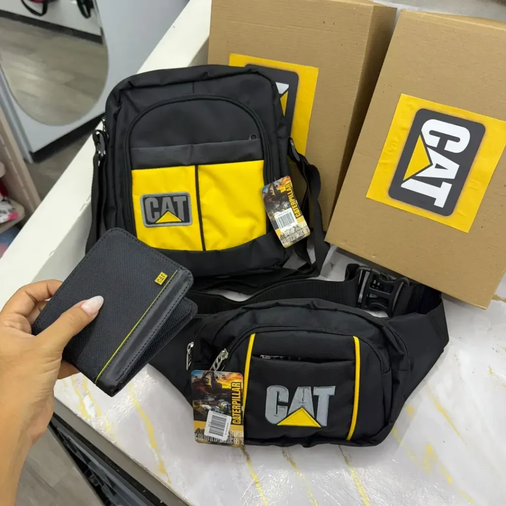 Trio Cat Billetera, Canguro Y Bolso